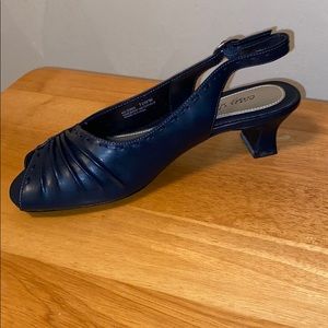 Navy Blue Dress Heels    New